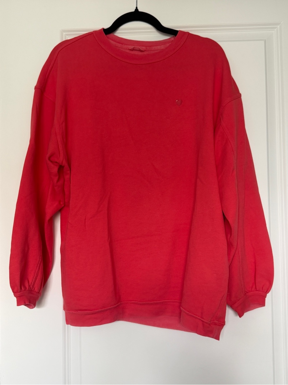 Aerie Red Heart Crewneck Sweatshirt
